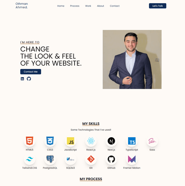 Portfolio - A Personal Portfolio